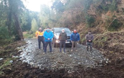 SEREMI del MOP se reúne con pobladores y autoridades locales e inspecciona obras en la zona norte de la región de Aysén