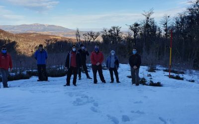 Abren primera ruta de nieves en el Cordón del Cerro Divisadero