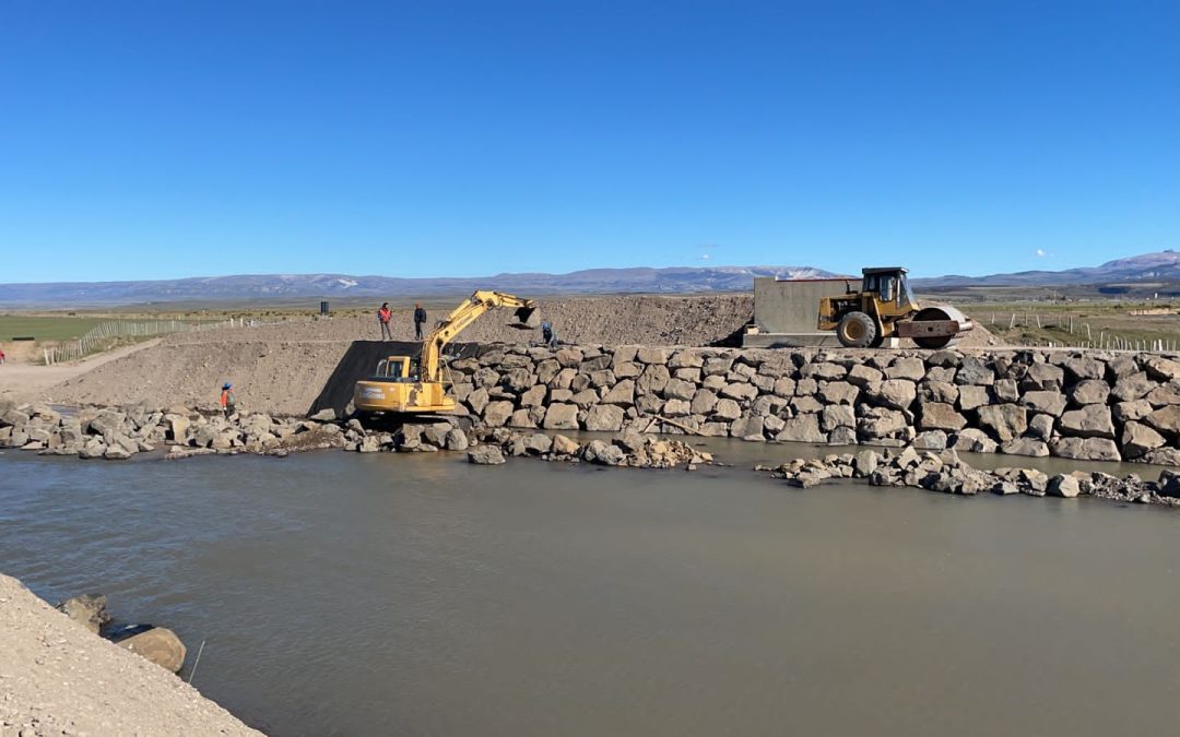 45% de avance tiene construcción de puente en sector Galera Chico