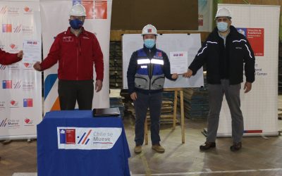 MOP entrega terreno a empresa constructora para ejecución de obras en Gimnasio IND Coyhaique