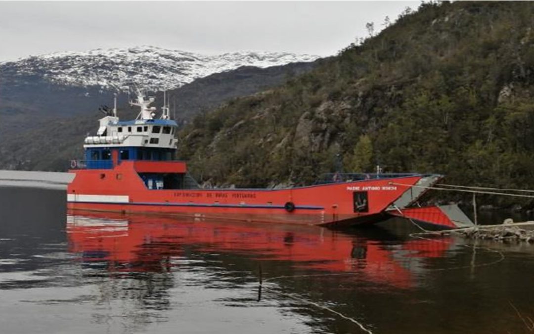 Barcaza Padre Antonio Ronchi zarpará en los próximos días rumbo a Puerto Montt para realizar proceso de carena