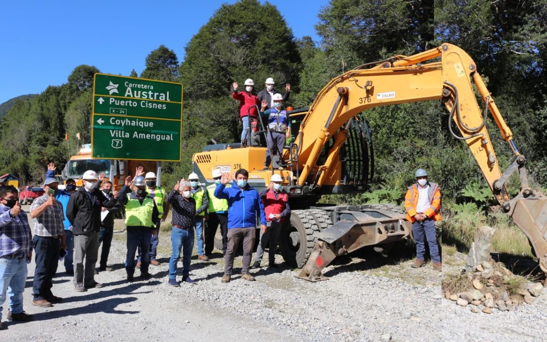 Potente impulso entregó gobierno del presidente Piñera a pavimentación de la Ruta 7