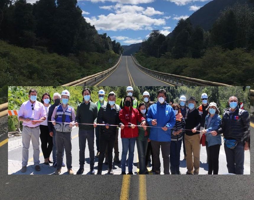 Gobierno y vecinos inauguran pavimentación desde Puyuhuapi al puente  El Pangue en la Ruta 7 Norte