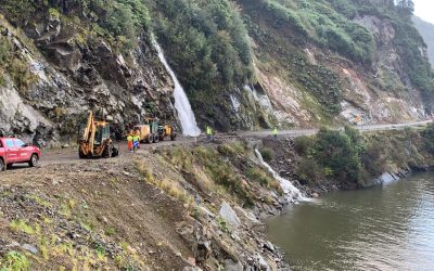 Equipos del MOP monitorean conectividad vial, funcionamiento de Sistemas de Agua Potable Rural y caudales de los ríos