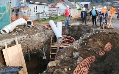 Construcción de siete colectores de aguas lluvias se encuentran en ejecución en Puerto Aysén