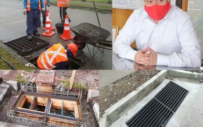 MOP pone en marcha conservación de la red primaria de aguas lluvias en Puerto Aysén