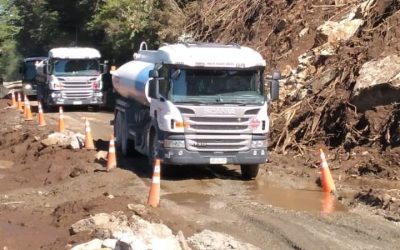 MOP abre ruta 7 sur en sector cruce a Bahía Murta y restituye conectividad en el sector