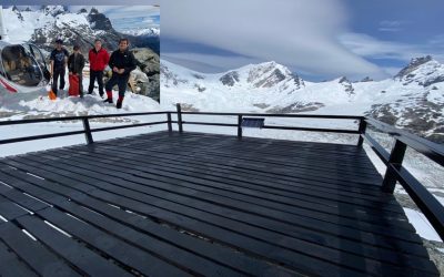 MOP pone en funcionamiento plataforma de monitoreo en el Glaciar Calluqueo