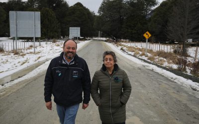 MOP cumplirá anhelada pavimentación del camino  a sector Lago Atravesado