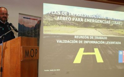 Dirección de Aeropuertos del MOP propone 18 Puntos de Posada de helicópteros en la región de Aysén para combatir emergencias