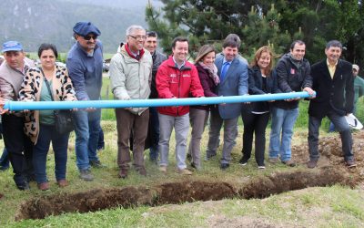 100 familias son beneficiadas con instalación de la Primera Tubería de ampliación y mejoramiento del APR de Villa Mañihuales