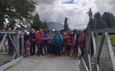 Vecinos en la comuna de Cisnes mejoran su conectividad terrestre