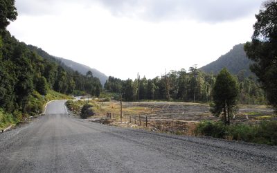 En proceso de adjudicación se encuentra  pavimentación entre el puente El Pangue y la localidad de Puyuhuapi en la Carretera Austral Norte