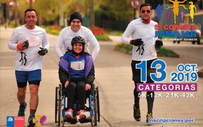 Todo está listo para que comunidad participe este domingo en “5° Corrida Familiar por la Inclusión MOP-Centro Rehabilita”