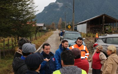 Gobierno entrega solución a vecinos del sector camino El Balseo en la comuna de Aysén