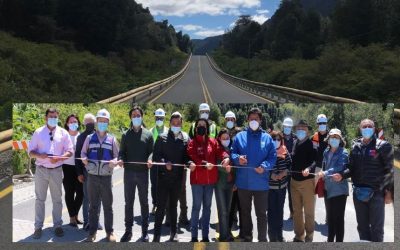 Gobierno y vecinos inauguran pavimentación desde Puyuhuapi al puente  El Pangue en la Ruta 7 Norte