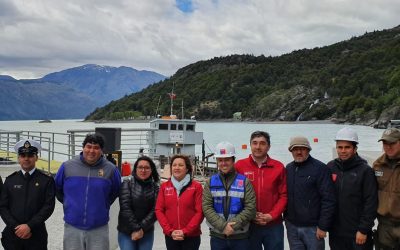 Gobierno entrega terreno para iniciar diseño y construcción de nuevo transbordador para familias del lago O´Higgins