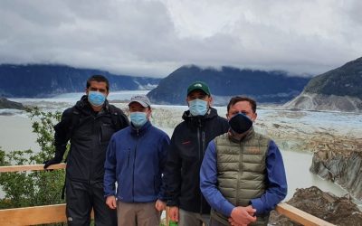 MOP  inaugura plataformas de observación en Glaciar Exploradores