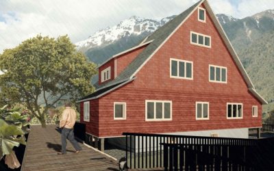 MOP expone Diseño terminado para restaurar la Casa Hopperdietzel en Concejo Municipal en Puerto Cisnes