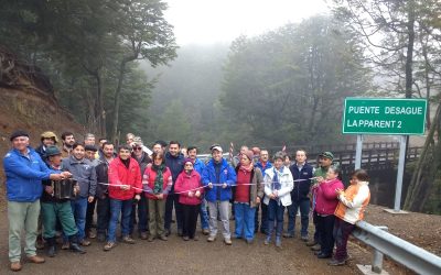 Gobierno y comunidad Inauguran puentes Lapparent I y II