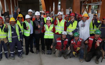 Ministro (S) del MOP constata avances en construcción de nuevo Rodoviario que será 7 veces más grande que el actual
