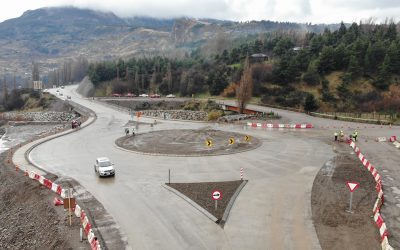 Con apertura provisional de nuevo puente y rotonda acceso norte a Coyhaique entra a su etapa final