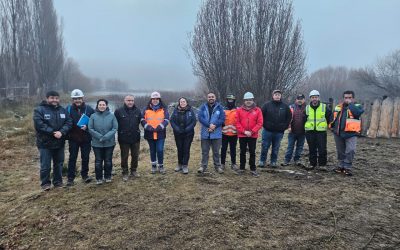 Más de 400 metros del cauce del Río Cochrane serán recuperados para uso de las y los vecinos