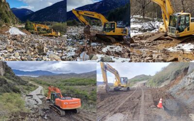 Vialidad continúa trabajos de despeje de rutas para recuperar conectividad en sectores afectados por frente de mal tiempo