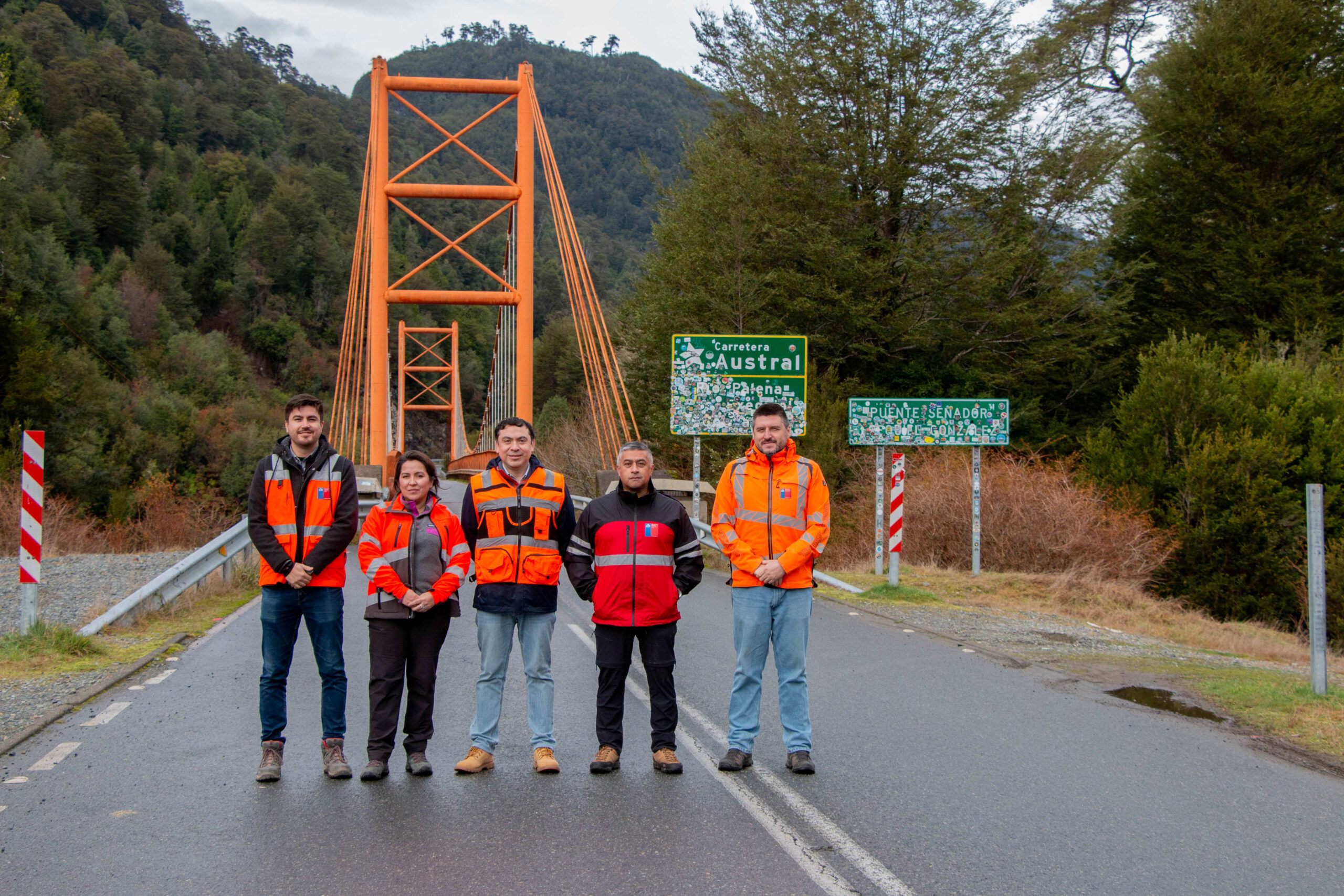 Reposición puentes Palena y Rosselot